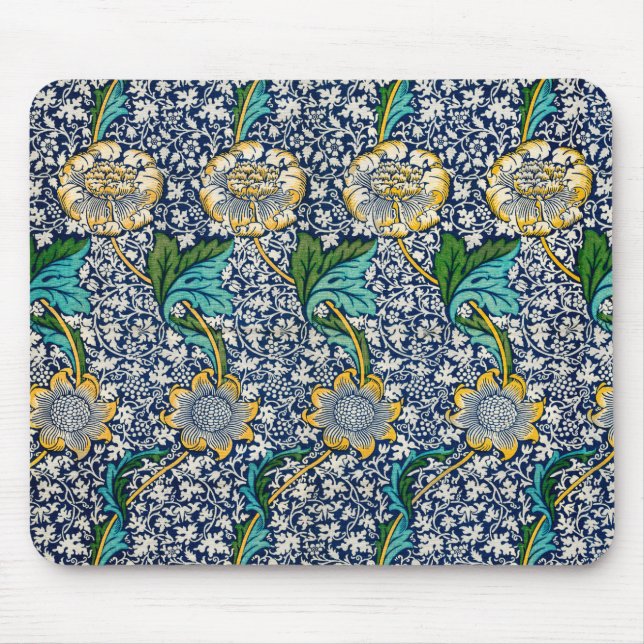 Kennet Pattern (by William Morris) Mouse Pad (Front)