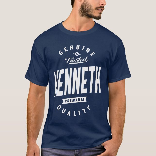 Kenneth Personalized Name Birthday Gift T-Shirt (Front)