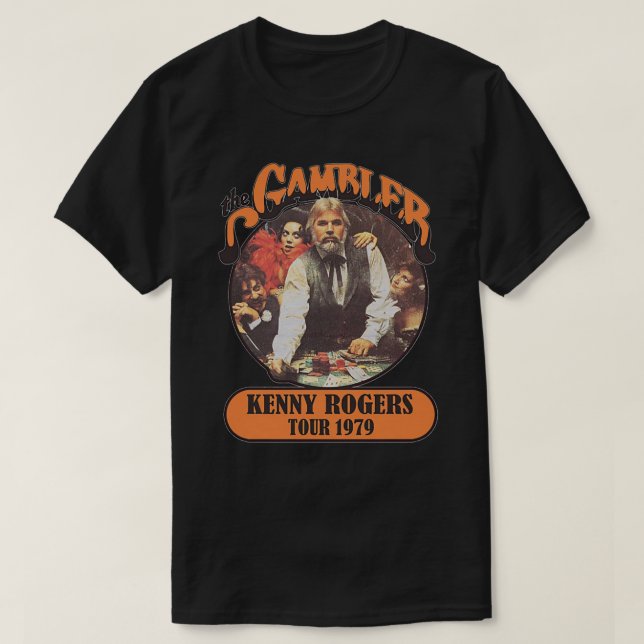 Kenny Rogers T-ShirtThe Gambler T-Shirt (Design Front)