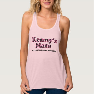 Kenny's Mate Pink Floral Pattern Tank