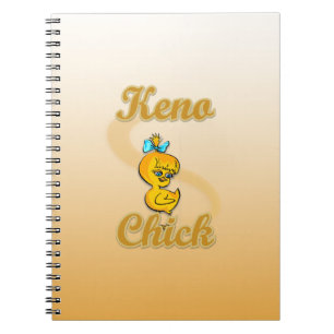 Keno Chick Spiral Notebook