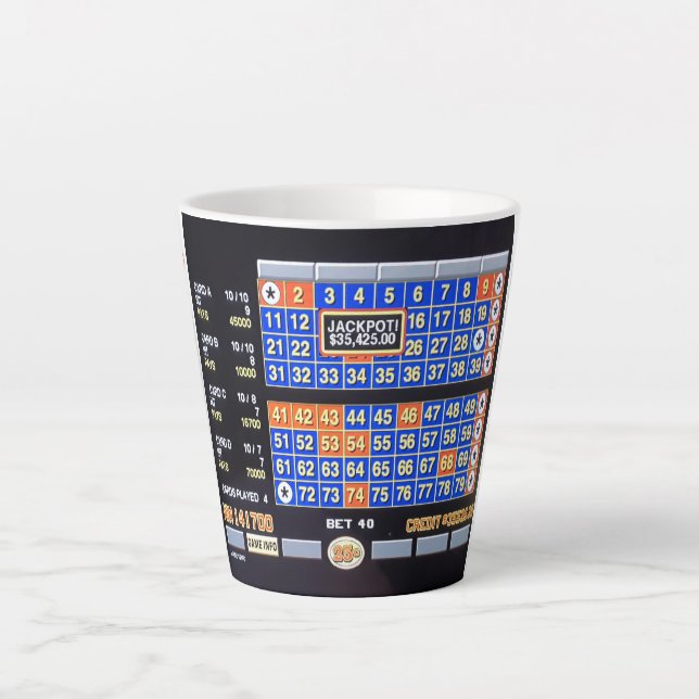 “Keno Rookie” Latte Mug (Front)