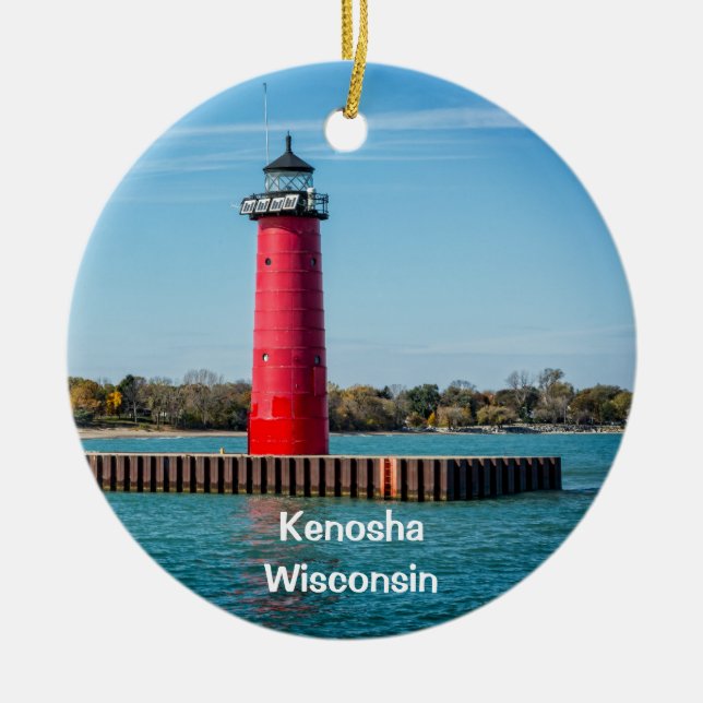 Kenosha Ceramic Tree Decoration (Front)