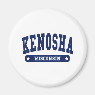 Kenosha Wisconsin College Style tee shirts Magnet