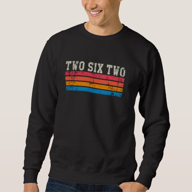 Kenosha Wisconsin Vintage Retro Area Code Sweatshirt (Front)