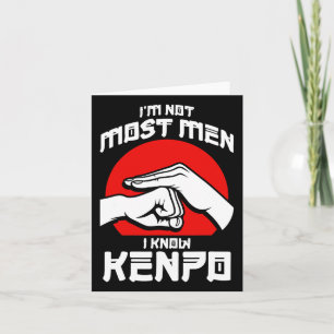 Kenpo Aggressive Self Defence Karate Martial Arts  Card