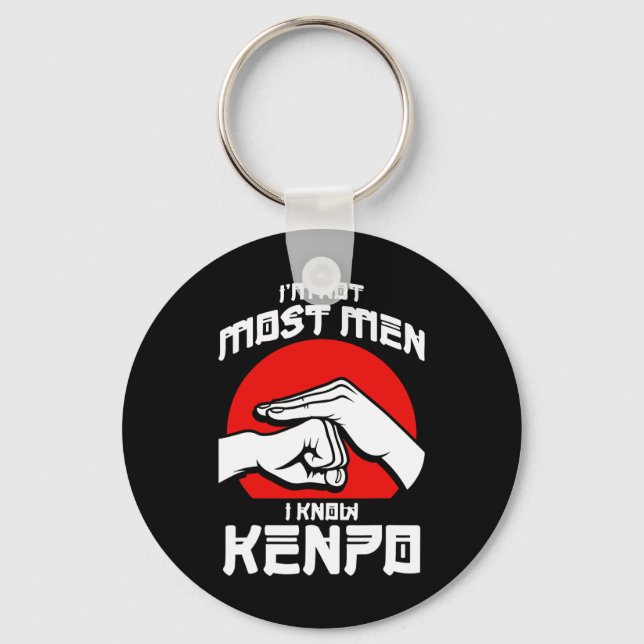Kenpo Aggressive Self Defence Karate Martial Arts  Key Ring (Front)