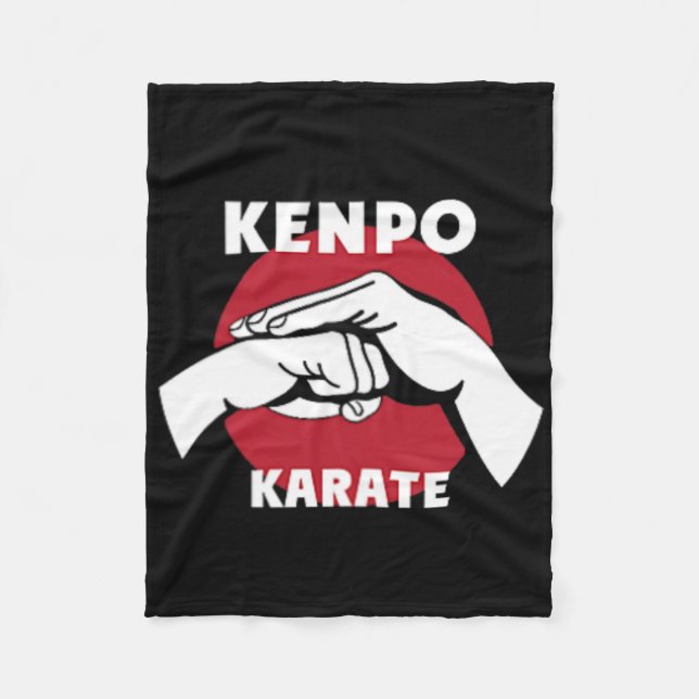 Kenpo Karate 1  Fleece Blanket (Front)
