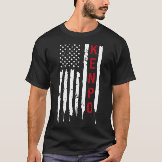 Kenpo Karate American Flag For Women Men T-Shirt