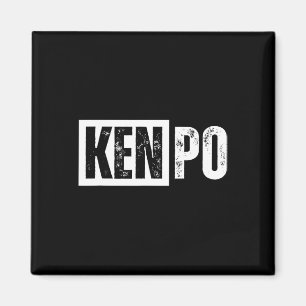 Kenpo Karate Distressed Magnet