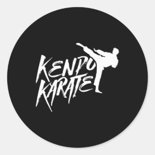 Kenpo Karate Fighter Saings Martial Arts Classic Round Sticker
