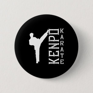 Kenpo Karate Japan Defence Fighter Coach Martial A 6 Cm Round Badge