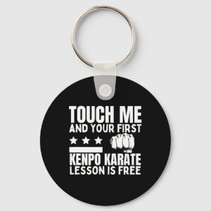Kenpo Karate Lesson For Free Coach Funny American  Key Ring