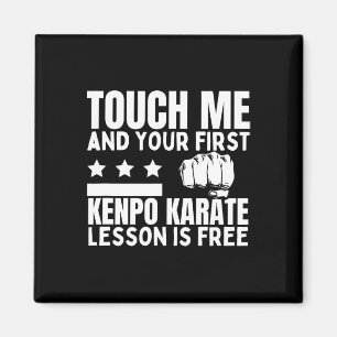 Kenpo Karate Lesson For Free Coach Funny American Magnet