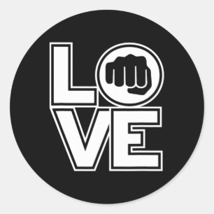 Kenpo Karate Love Funny Proud American Kenpo Classic Round Sticker