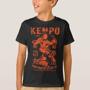 Kenpo Karate Martial Arts Vintage Retro Style Dist T-Shirt