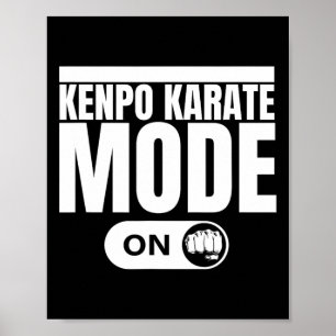 Kenpo Karate Mode On Funny American Kenpo 1  Poster