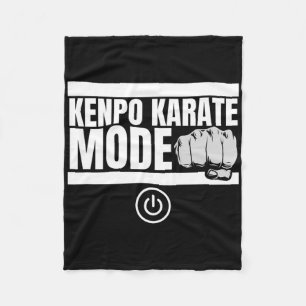 Kenpo Karate Mode On Funny American Kenpo 2  Fleece Blanket
