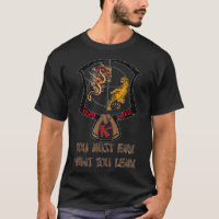 Kenpo Karate Patch Brown Belt 3rd Degree Saying Be