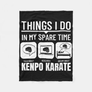 Kenpo Karate Things I Do In My Spare Time American Fleece Blanket