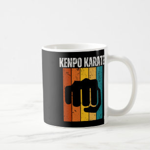 Kenpo Karate Vintage Retro 70s Design Funny Americ Coffee Mug