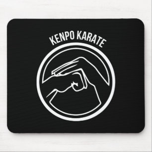 Kenpo Karate White Black Hands Cool Martial Arts T Mouse Pad