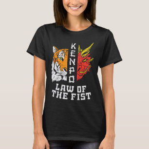 Kenpo Law Of Fist Tiger Dragon Kempo Karate Men Wo T-Shirt