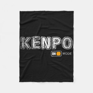 Kenpo Mode Martial Arts Karate Apparel - Kenpo  Fleece Blanket