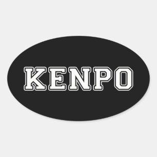 Kenpo Oval Sticker
