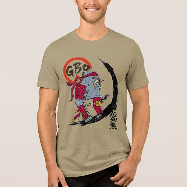 Kensei Bear IV Tri-Blend Shirt (Front)