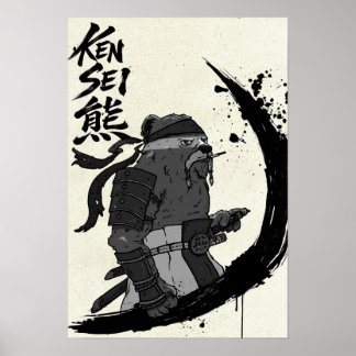 Kensei Bear Scroll II Poster