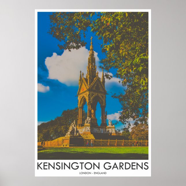 Kensington Gardens, London, England Poster (Front)