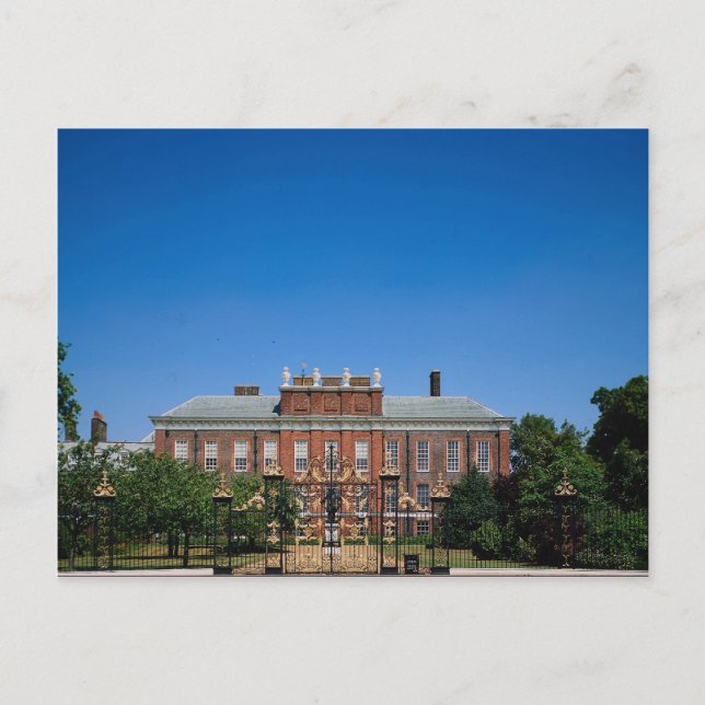 Kensington Palace, London, England Postcard (Front)
