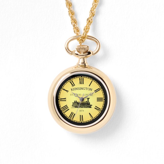 Kensington Station ~ London England ~ 1879 ~ Watch (Front)