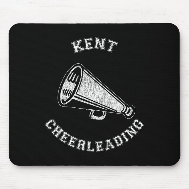 Kent Cheer Distressed Retro 90's Cheerleader  Mouse Pad (Front)