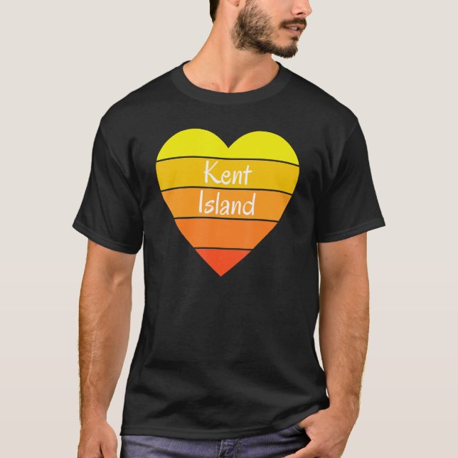 Kent Island Clothing Company Heart Kent Island T-Shirt (Front)