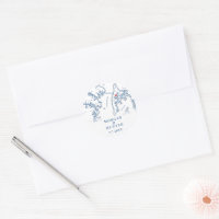 Kent Island Destination Wedding Elegant Envelope