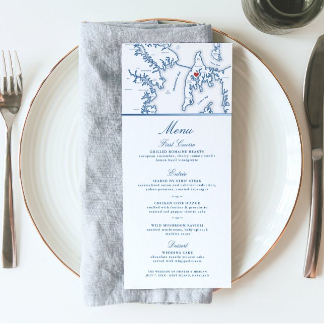 Kent Island Maryland Map Elegant Wedding Menu (These Kent Island wedding menus are perfect for you destination wedding to Kent Island Resort)