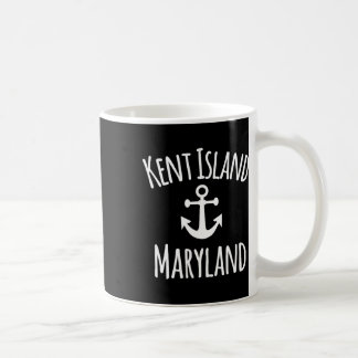 Kent Island Maryland Nautical Coastal Boating Sail Coffee Mug