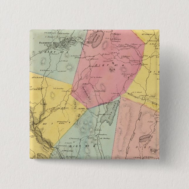 Kent, Town 15 Cm Square Badge (Front)
