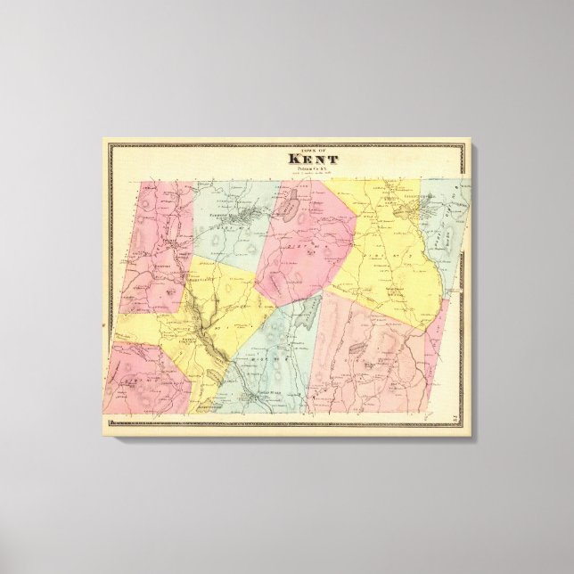 Kent, Town Canvas Print (Front)