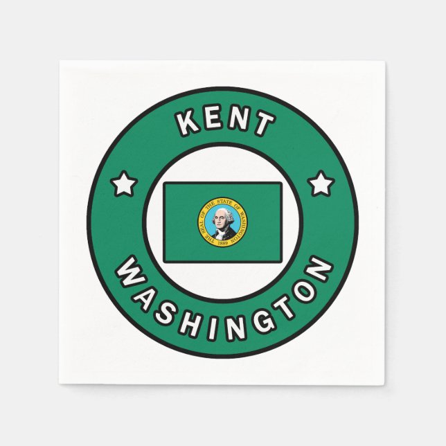 Kent Washington Napkin (Front)