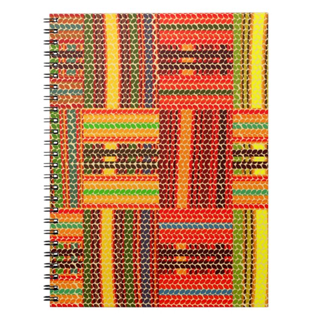 kente african print notebook (Front)
