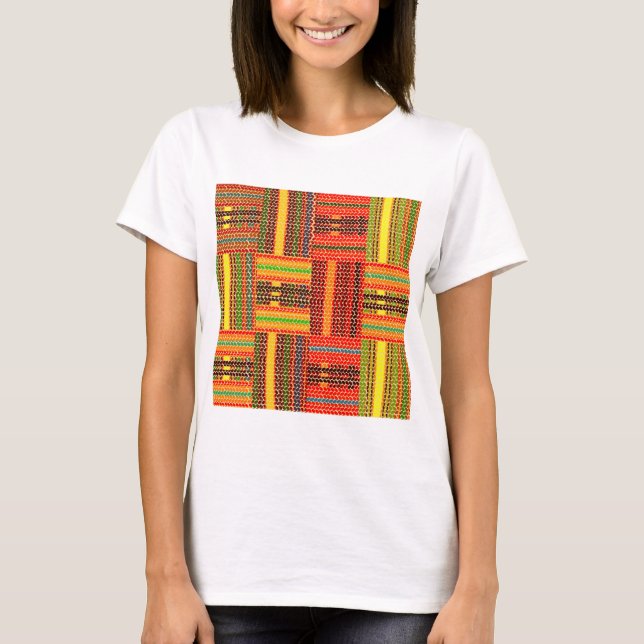 kente african print T-Shirt (Front)