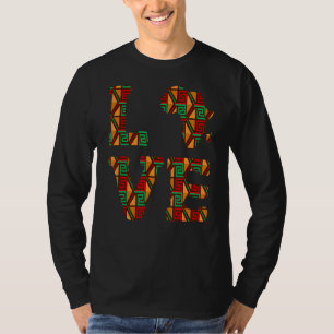 Kente Cloth Dashiki Print African Map Tribal Ethni T-Shirt