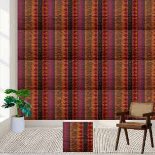 Kente-Inspired African Pattern Tile