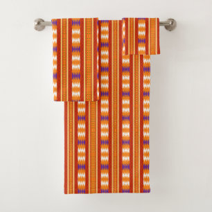 Kente Stripes Towel Set