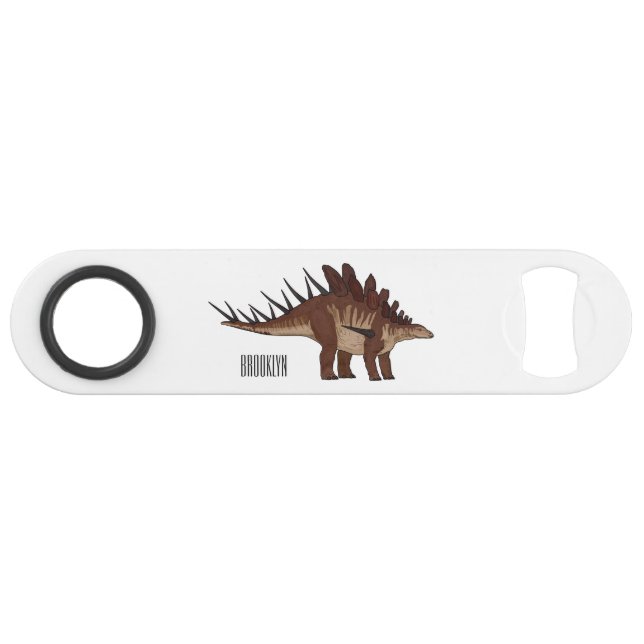 Kentrosaurus cartoon illustration  (Front (Horizontal))