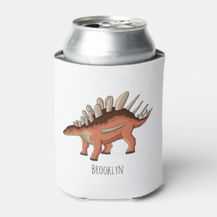 Kentrosaurus cartoon illustration can cooler