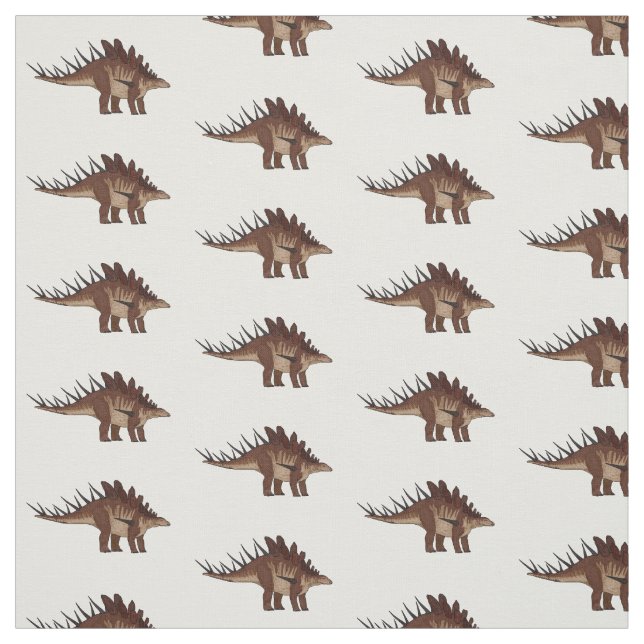 Kentrosaurus cartoon illustration  fabric (Swatch)